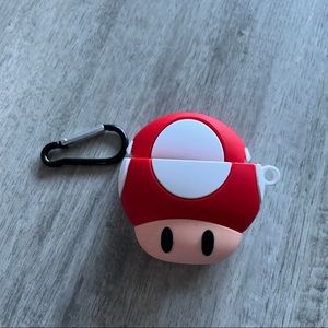 Mario Toadstool AirPod Case
